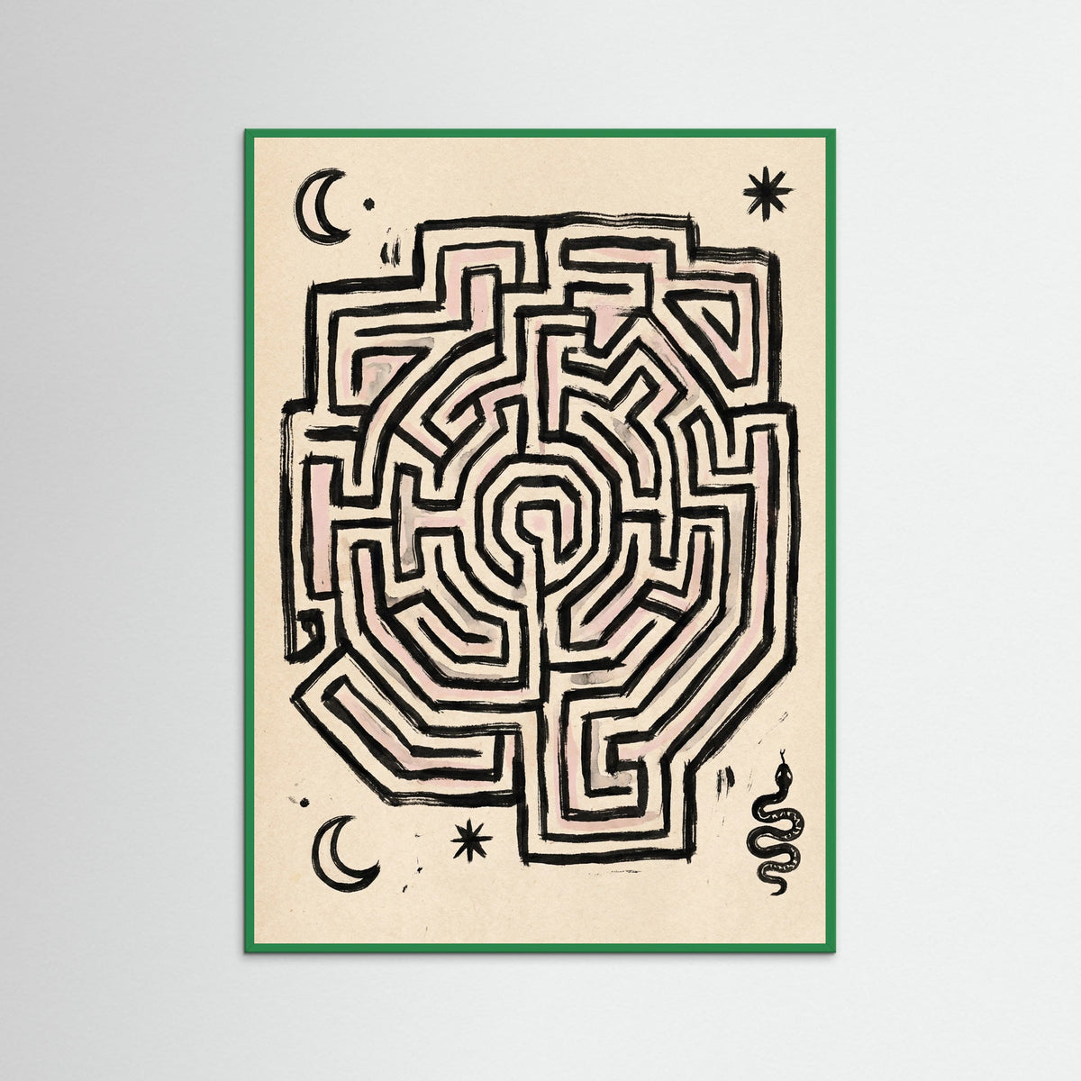 Green Wood Primeval Symbols