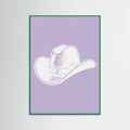 Plakat Purple Cowboy Hat – plakat i druk artystyczny