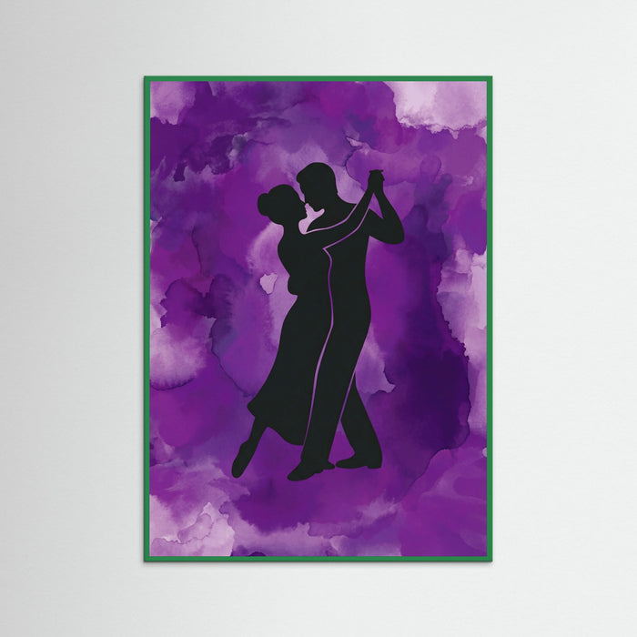 Green Wood Purple Embrace