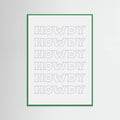 Plakat Purple Howdy – plakat i druk artystyczny