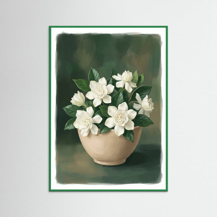 Green Wood Quiet Blooms