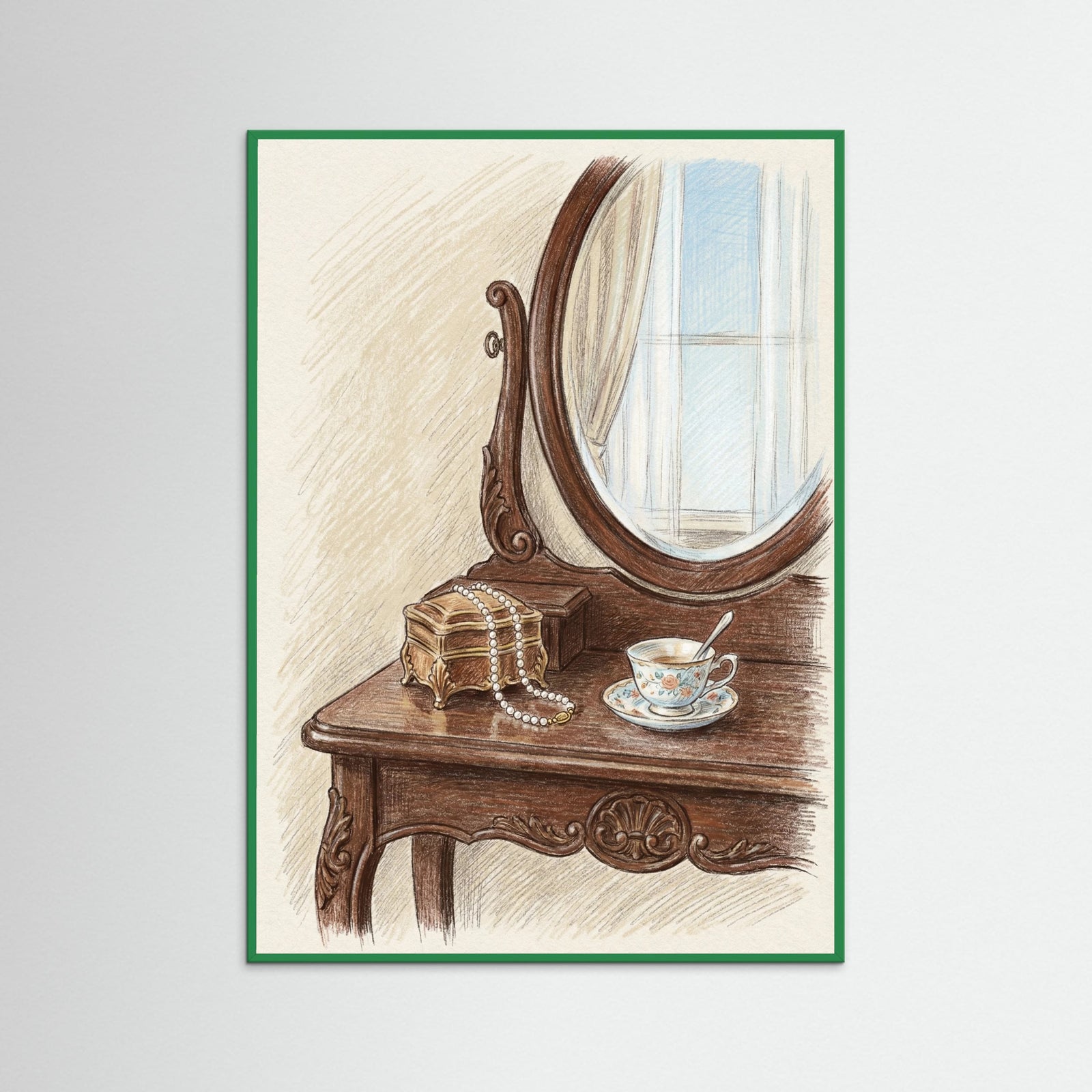 Green Wood Quiet Boudoir