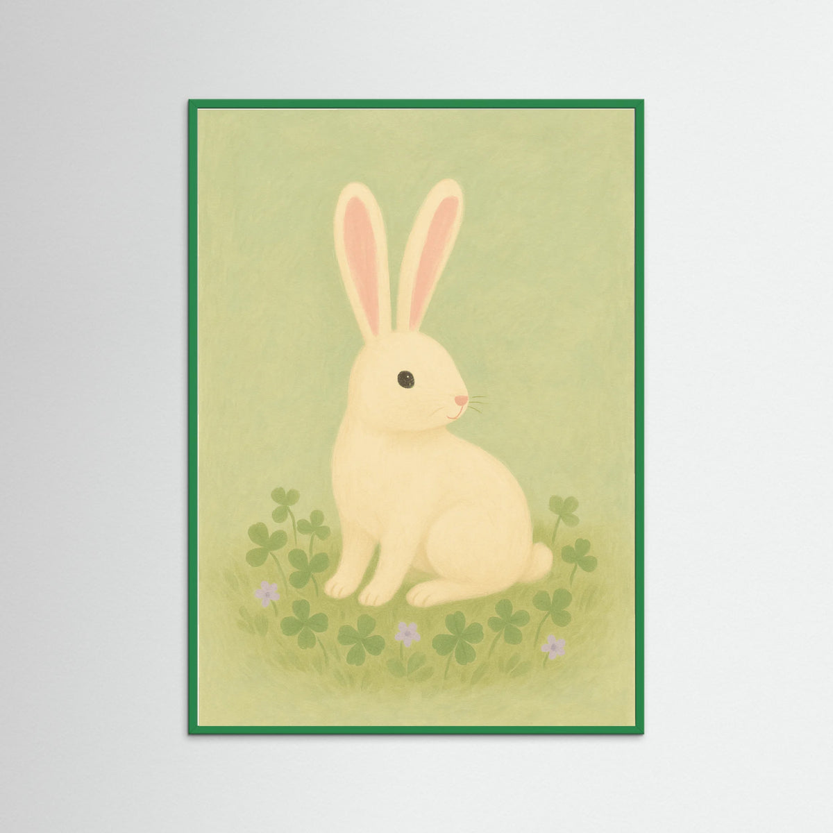 Green Wood Quiet Bunny