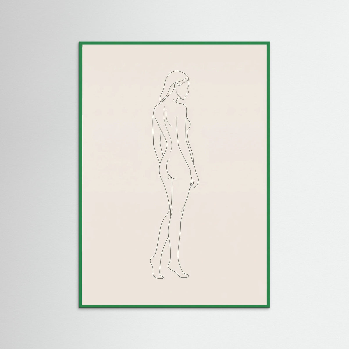 Green Wood Quiet Contemplation Beige