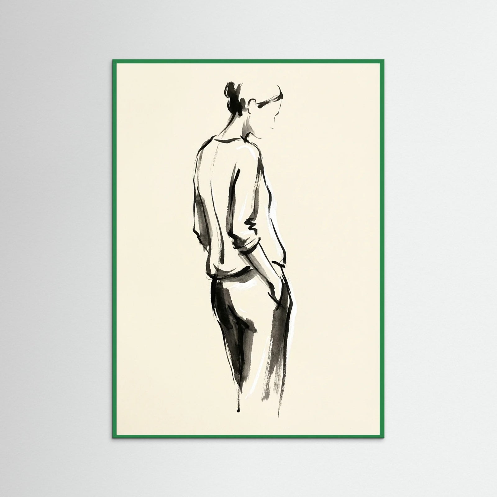 Green Wood Quiet Contemplation