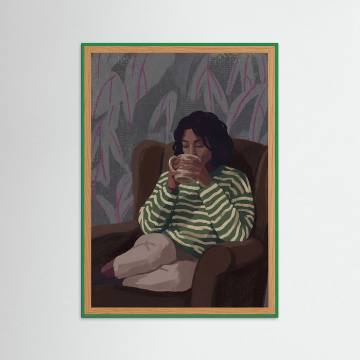 Green Wood Quiet Contemplation