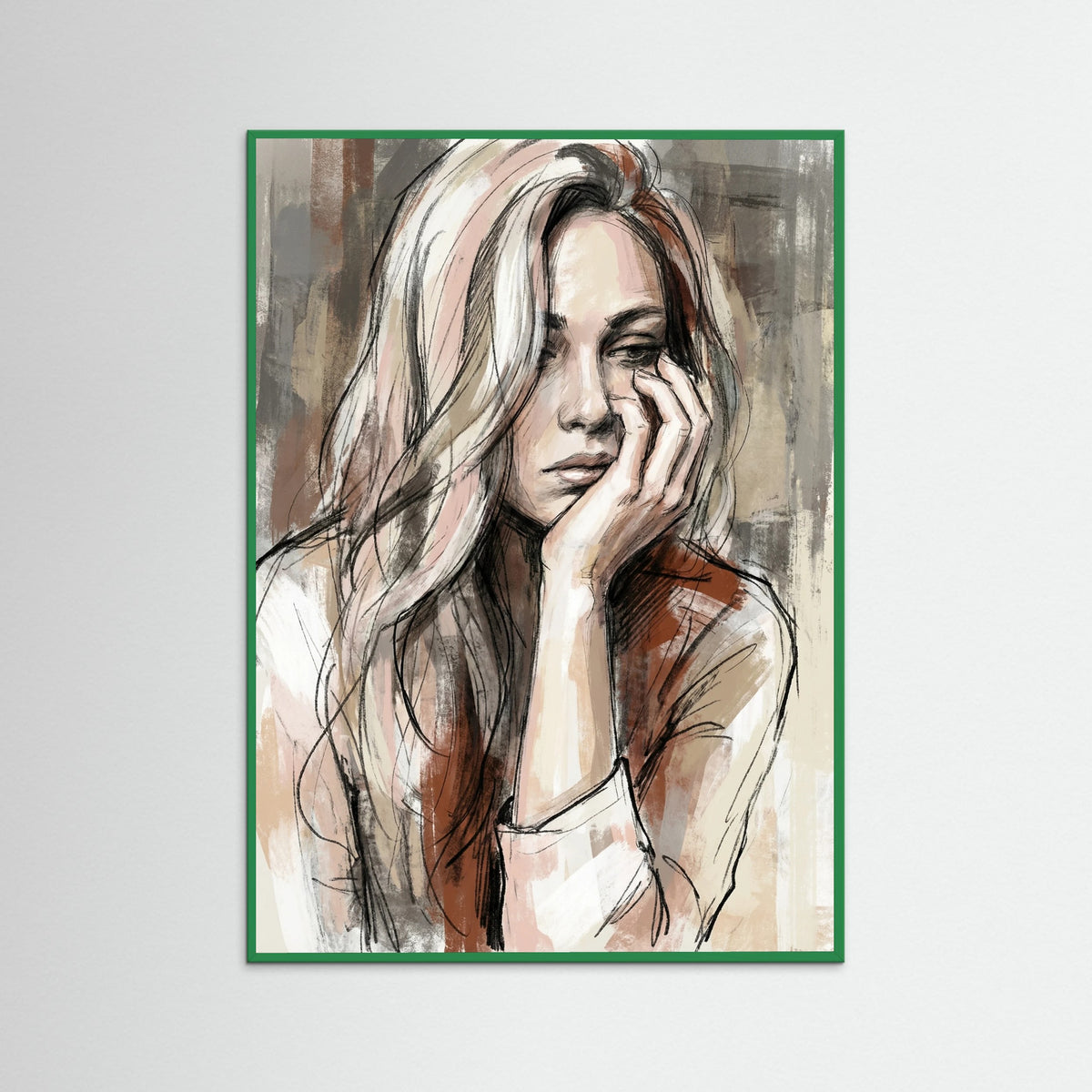 Green Wood Quiet Introspection