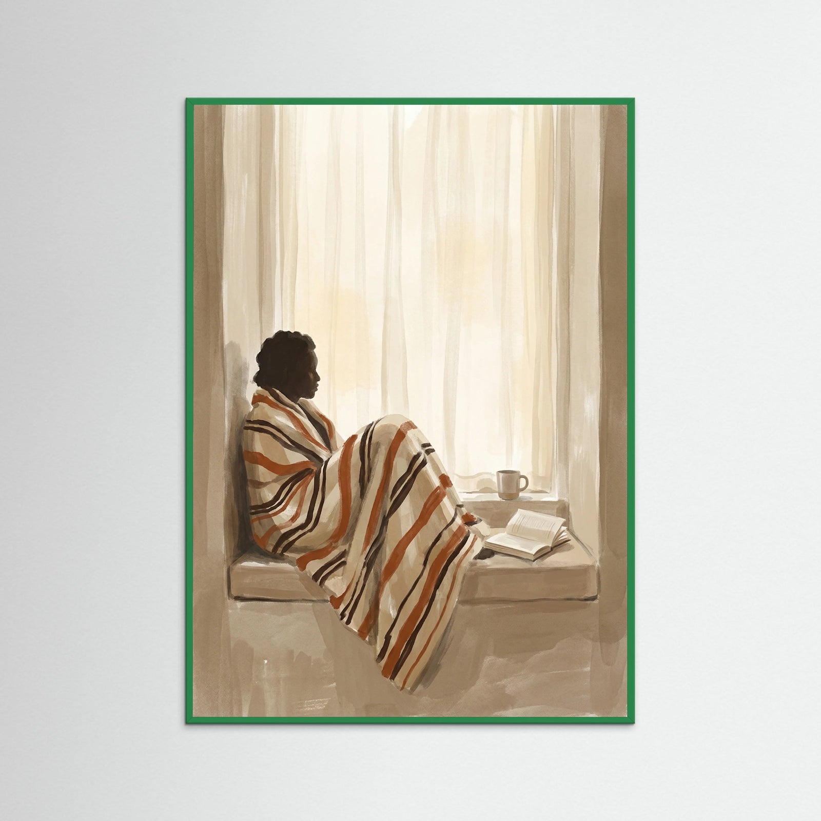 Green Wood Quiet Morning Read