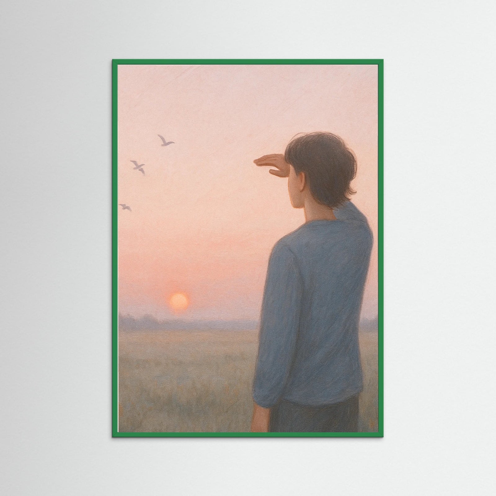 Green Wood Quiet Morning