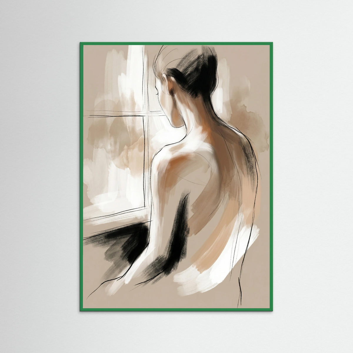 Green Wood Quiet Reflection Beige