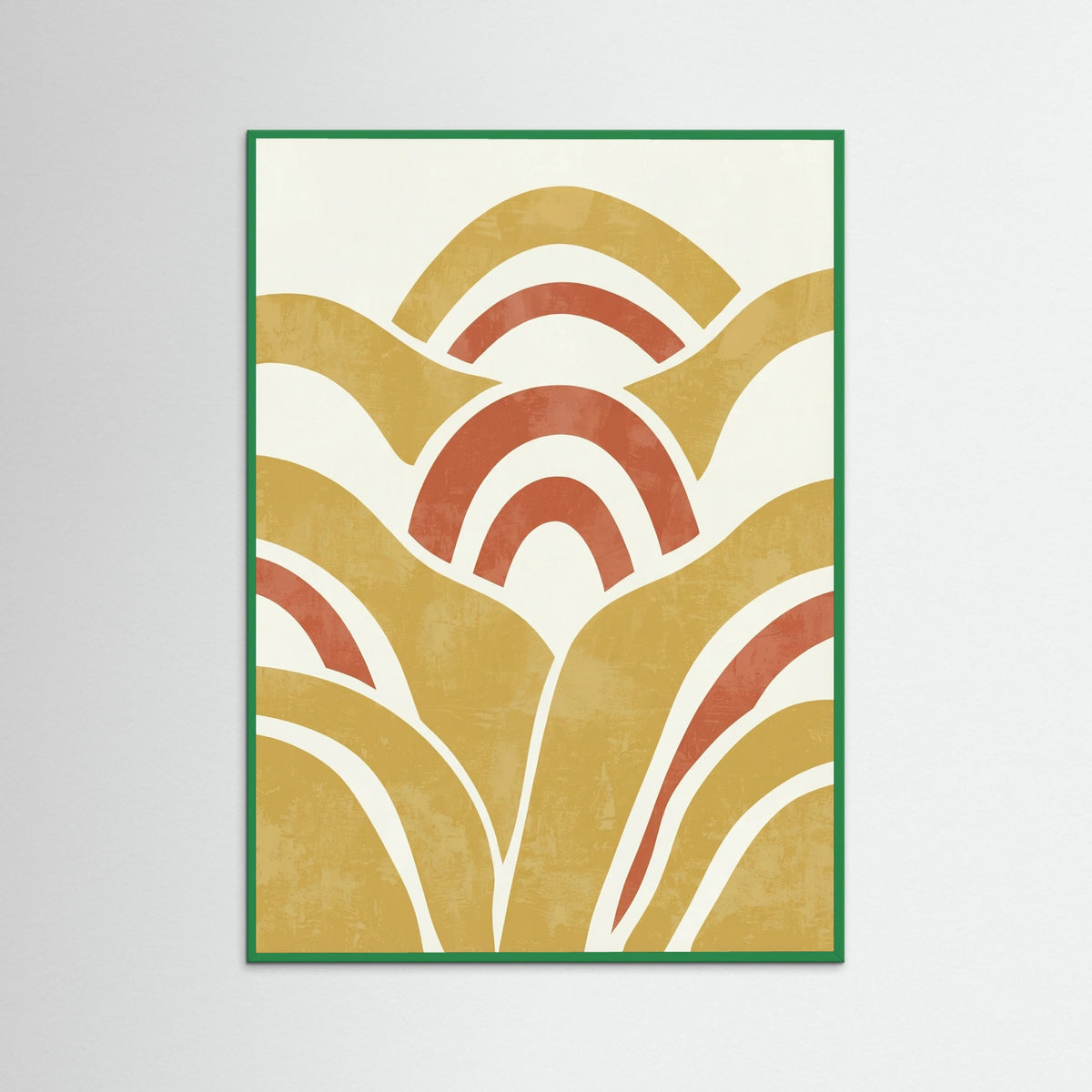 Green Wood Radiant Golden Bloom