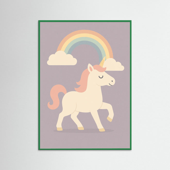 Green Wood Rainbow Clouds
