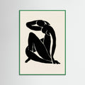 Green Wood Reclining Form