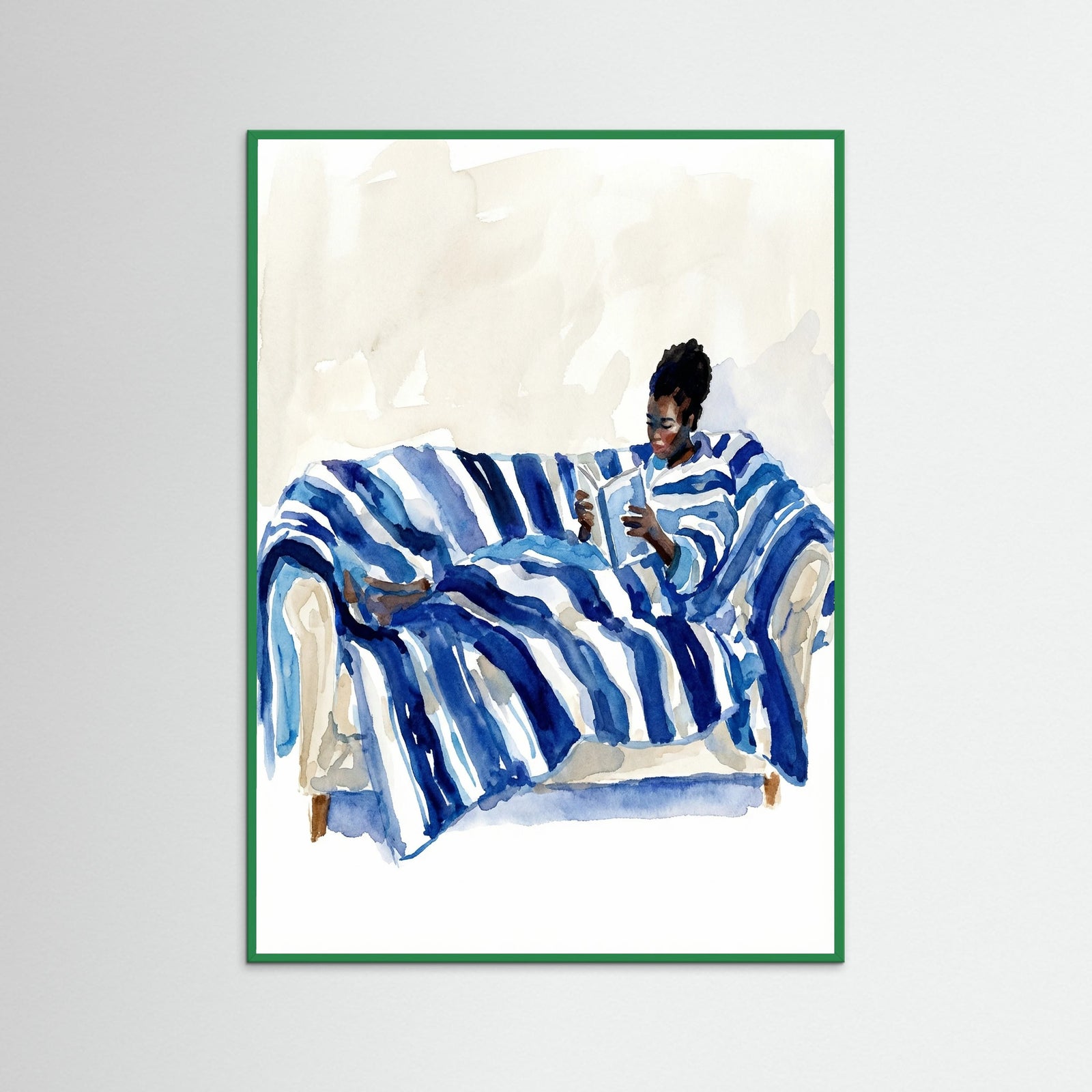 Green Wood Relaxed Blue Comfort