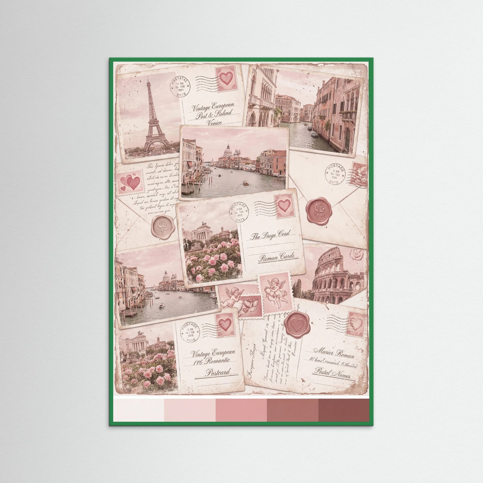 Green Wood Romantic Mementos