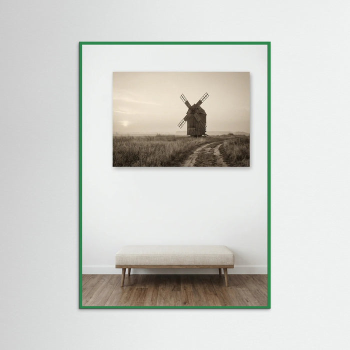 Green Wood Rural Sepia Calm