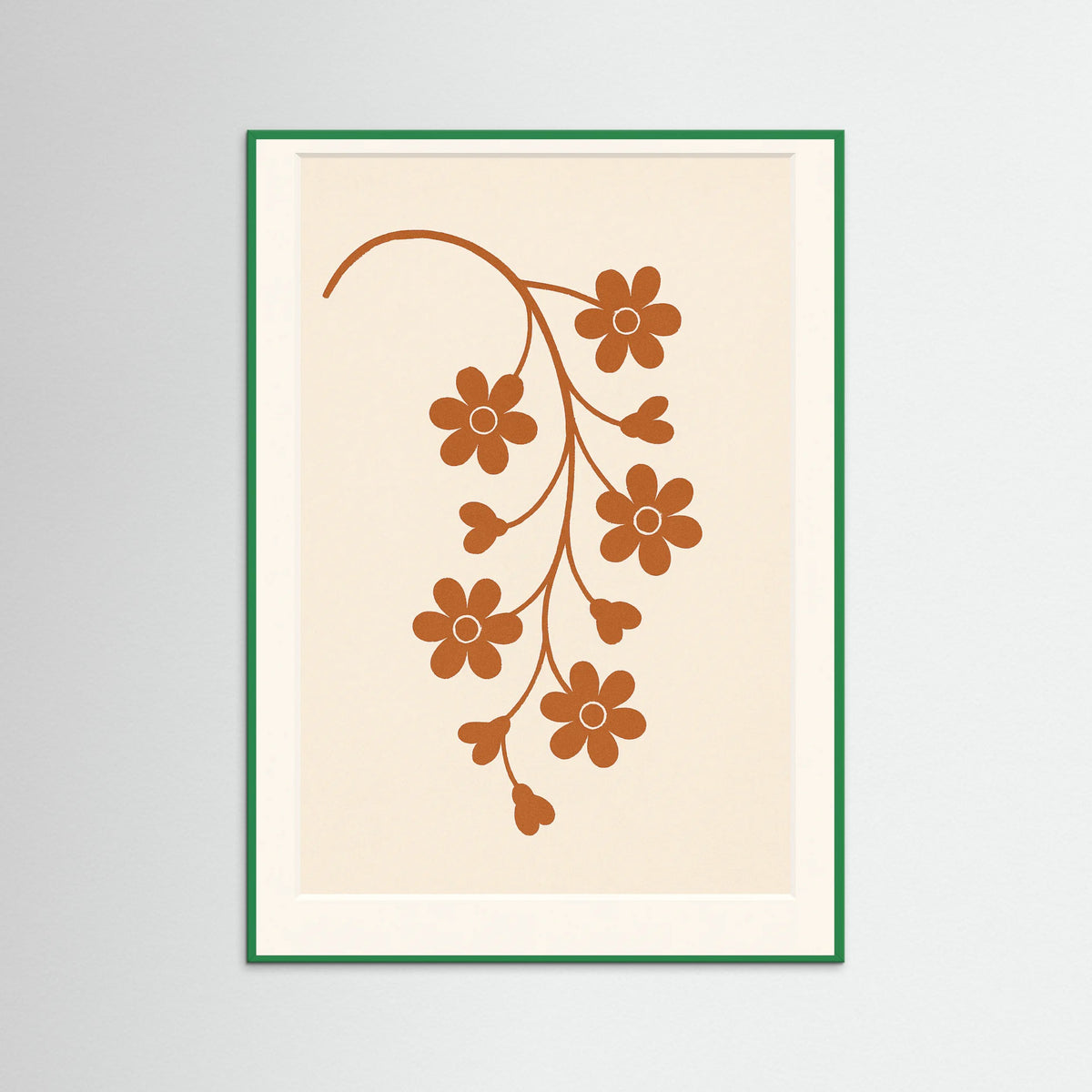 Green Wood Rustic Botanical