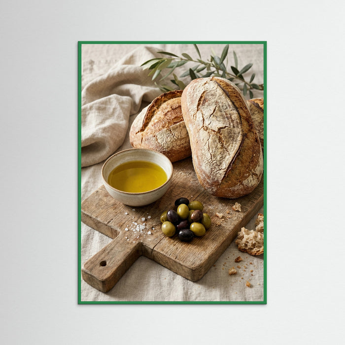 Green Wood Rustic Cheese Board