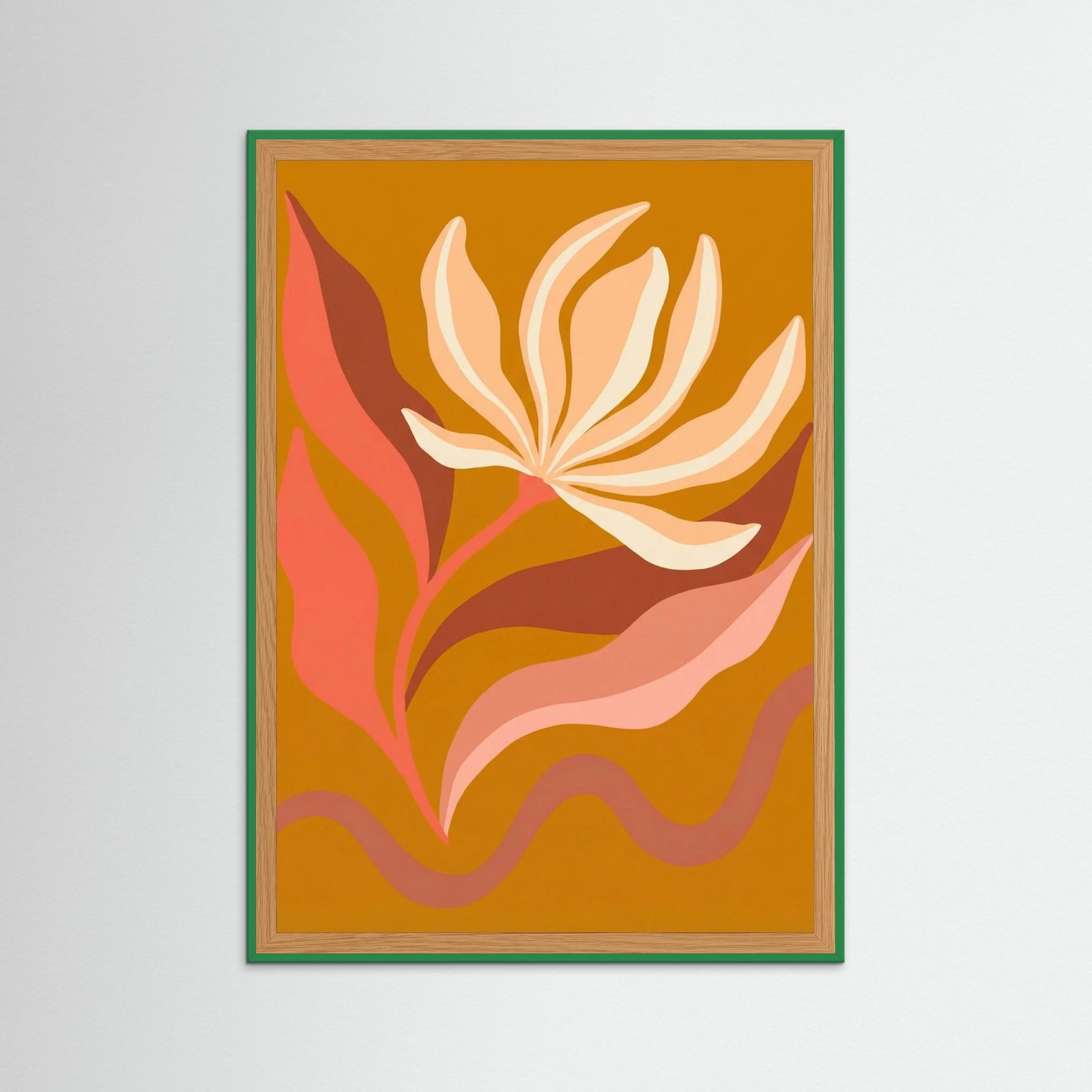 Green Wood Rustic Flora