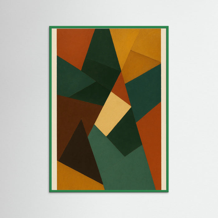 Green Wood Rustic Patchwork