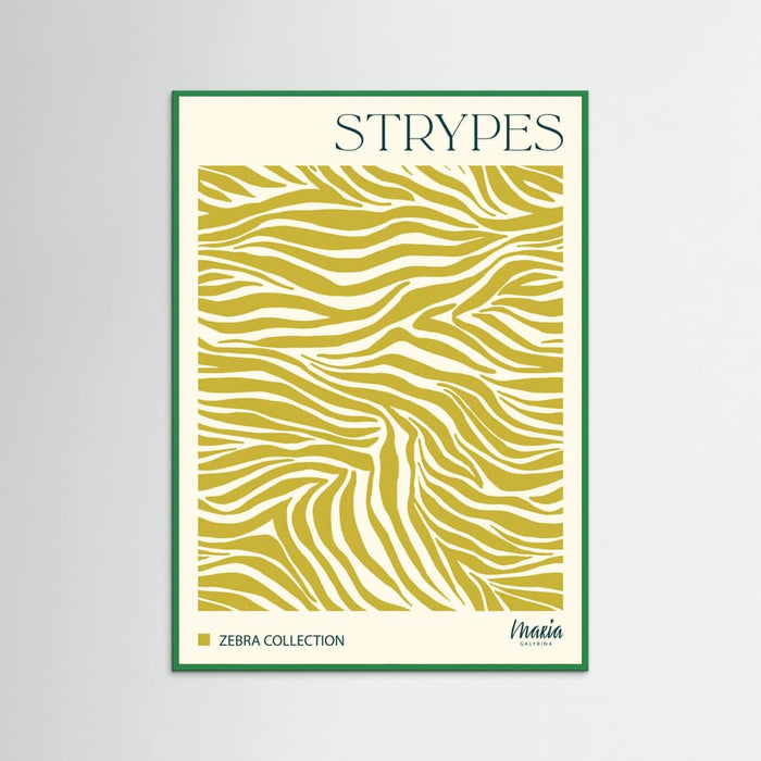 STRIPES. Zebra Collection Poster – plakat og kunsttryk
