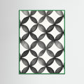 Green Wood SUN MOON Poster