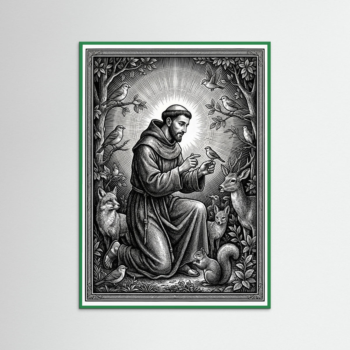 Green Wood Sacred Guadalupe Vision