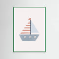 Sailing Boat Poster – plakat og kunsttryk
