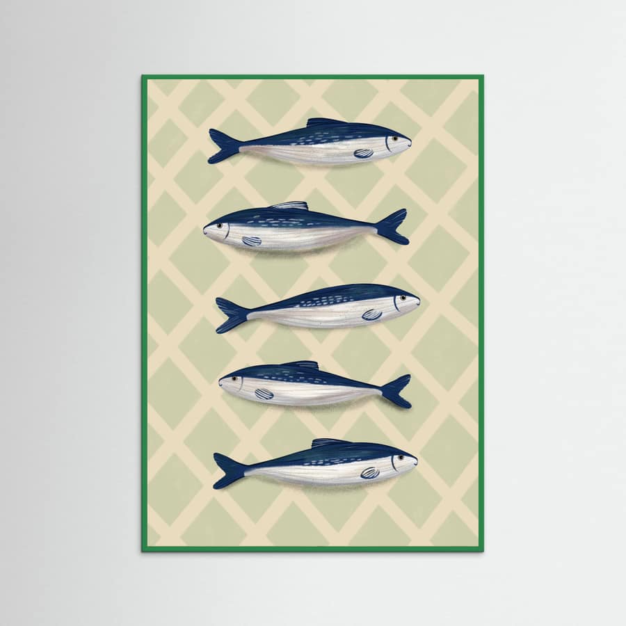 Sardines Poster – poster and art print