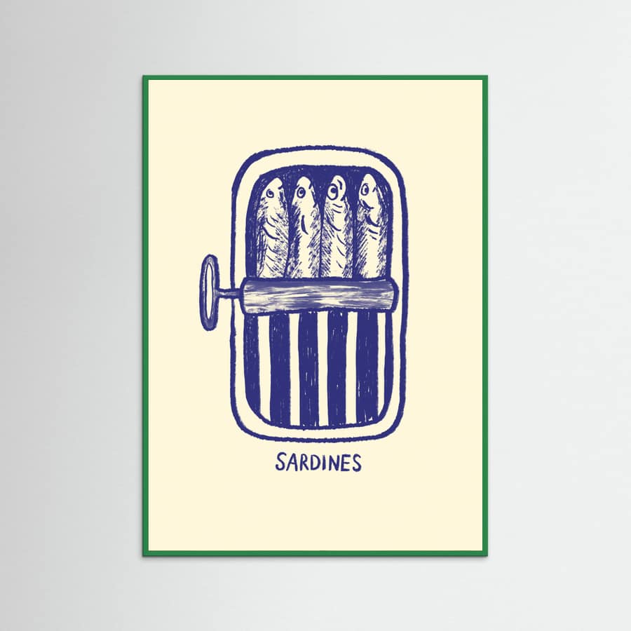 Sardines Poster – poster och konsttryck