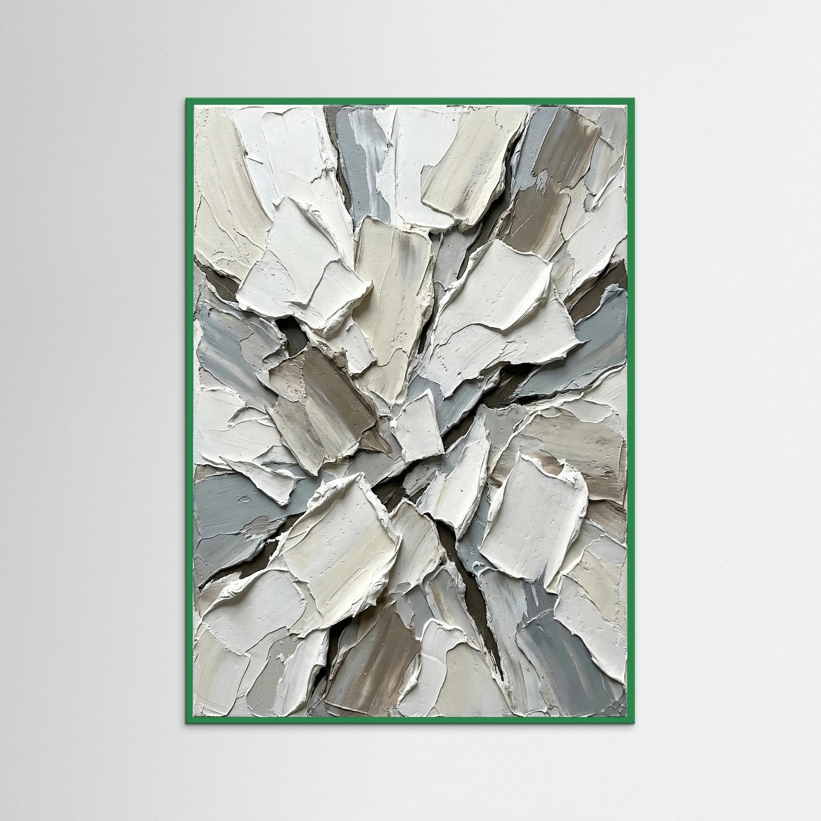 Green Wood Sculpted Whites