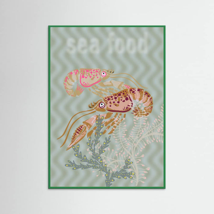 Sea food Neptune's joy Poster – poster and art print