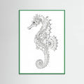 Seahorse 3 Poster – plakat og kunsttryk