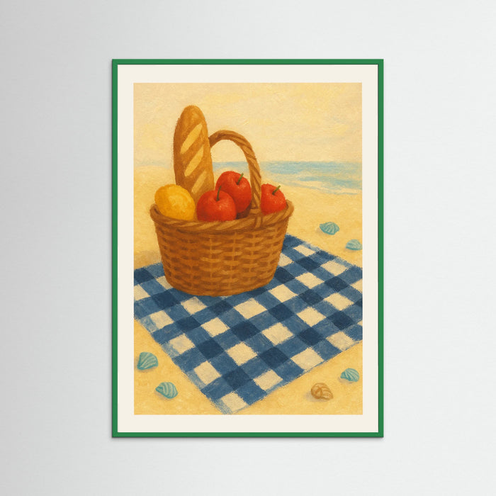 Green Wood Seaside Picnic
