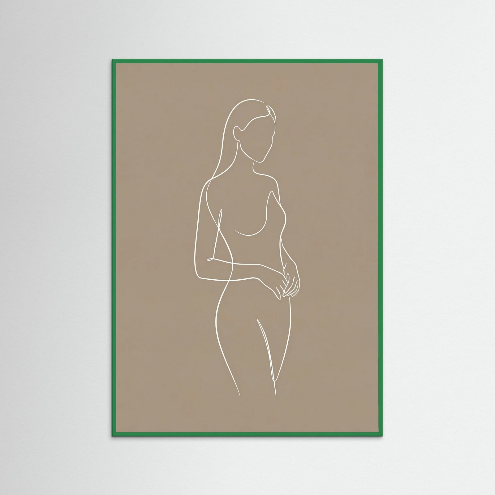 Green Wood Seated Serenity Beige