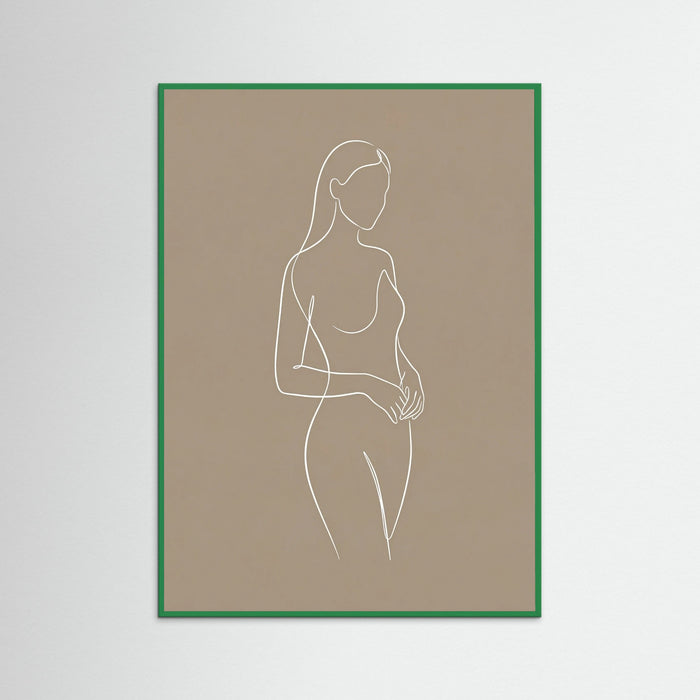 Green Wood Seated Serenity Beige