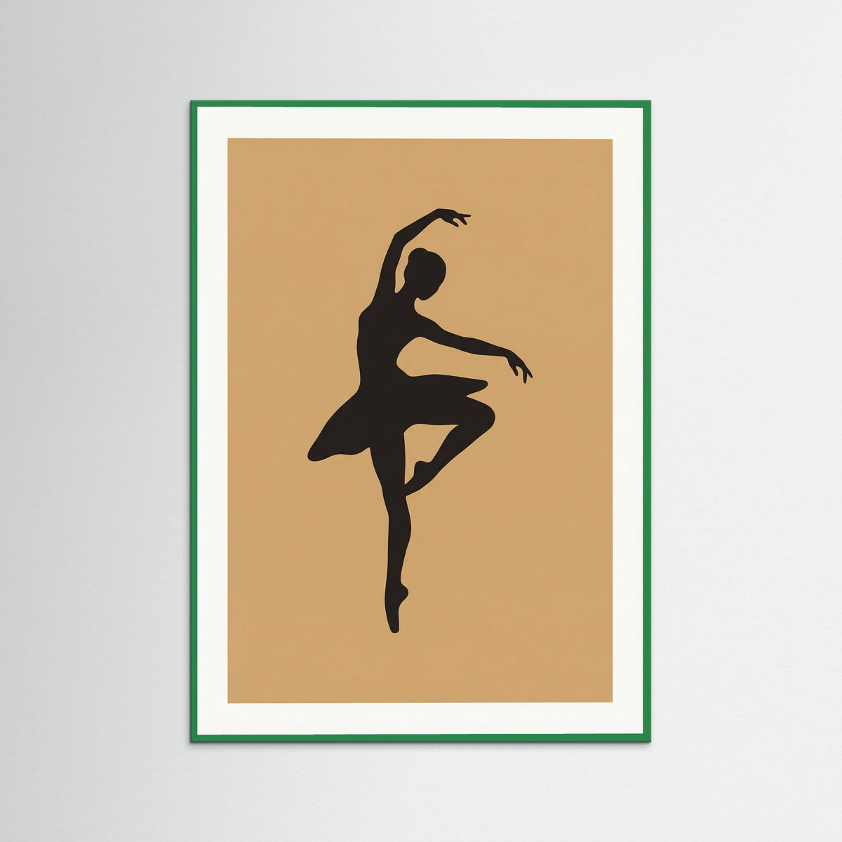 Green Wood Seated Serenity