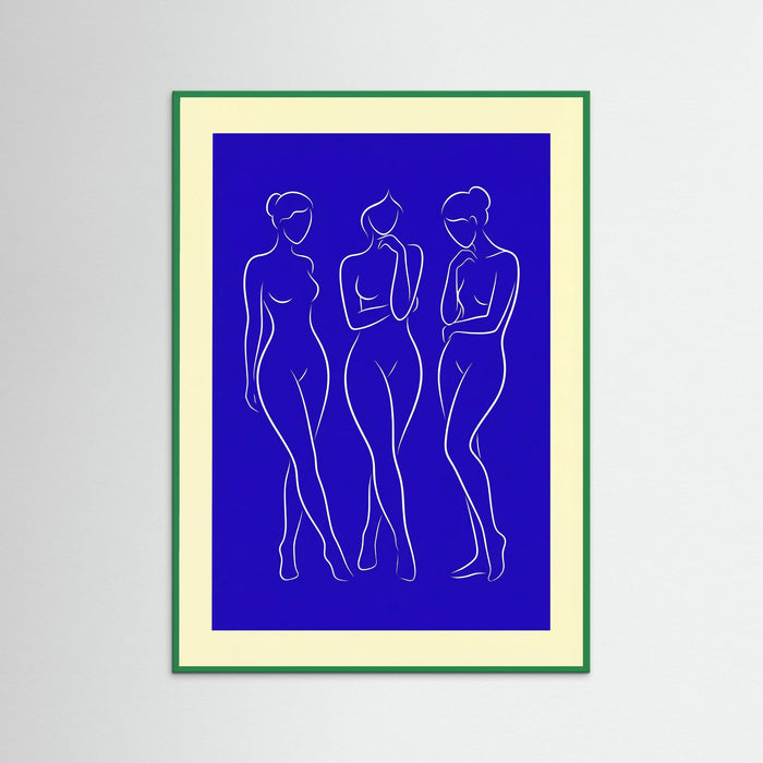Green Wood Serene Blue Form