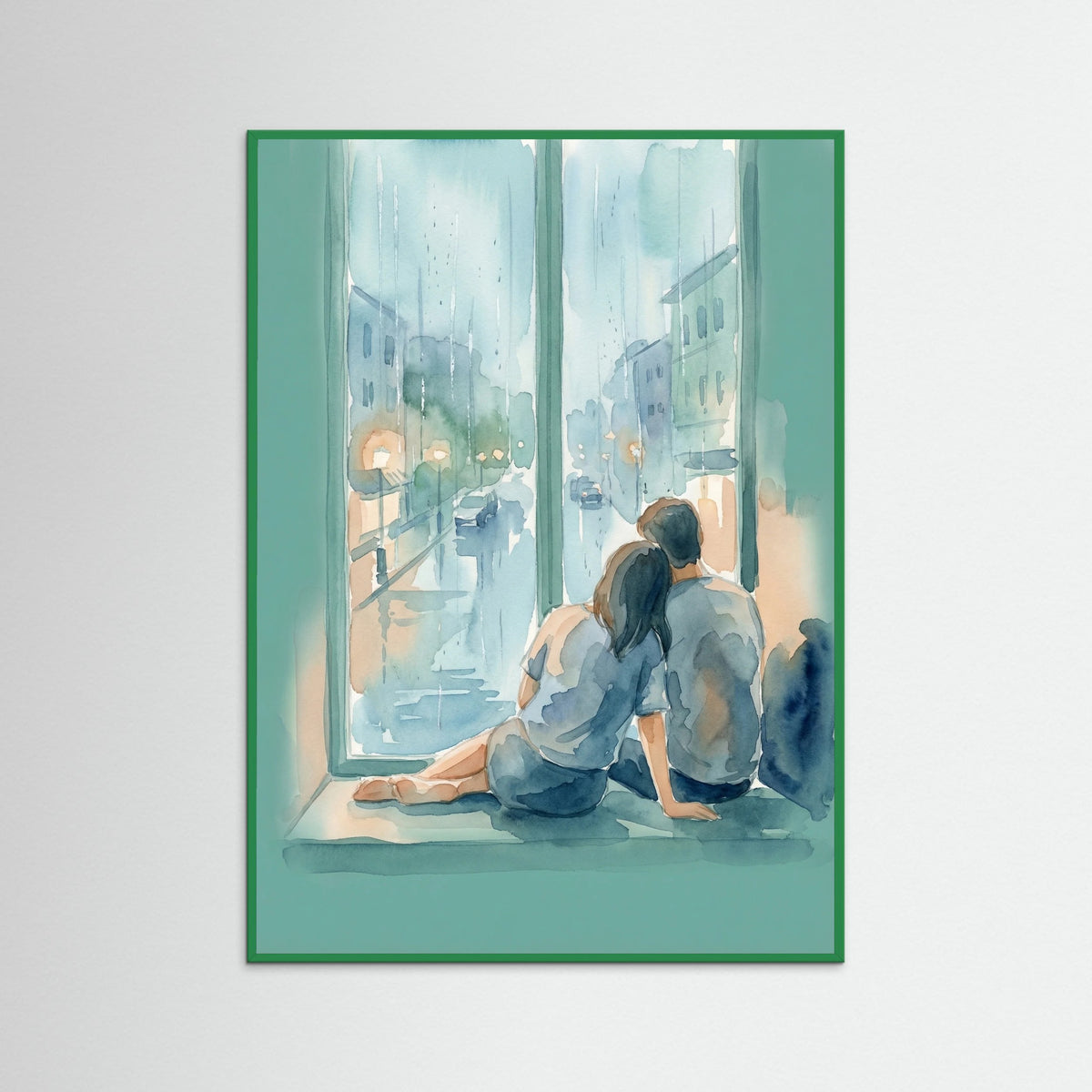 Green Wood Serene Embrace