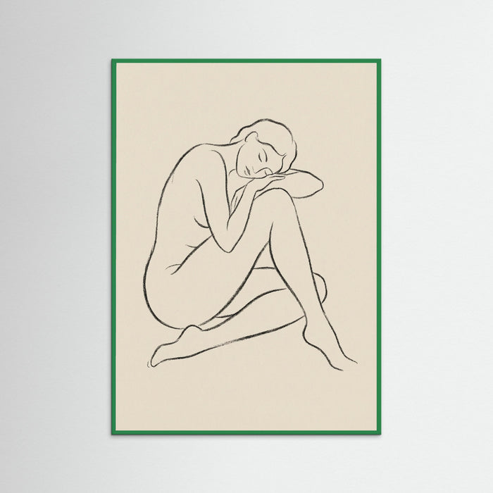 Green Wood Serene Gaze