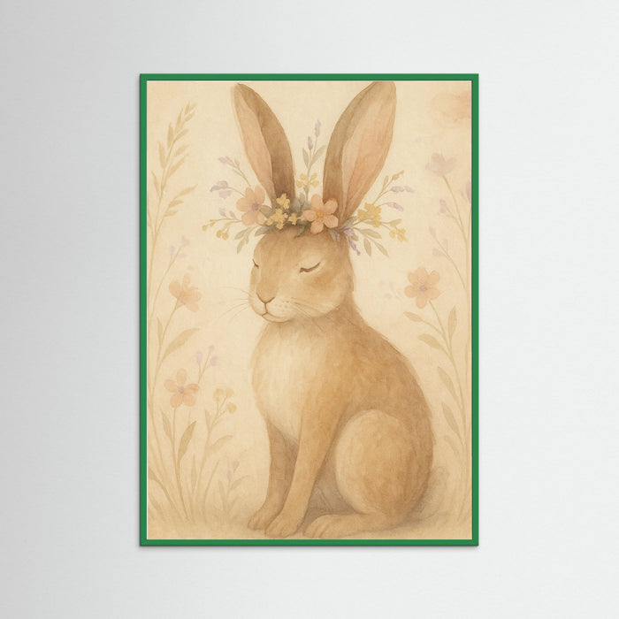 Green Wood Serene Hare