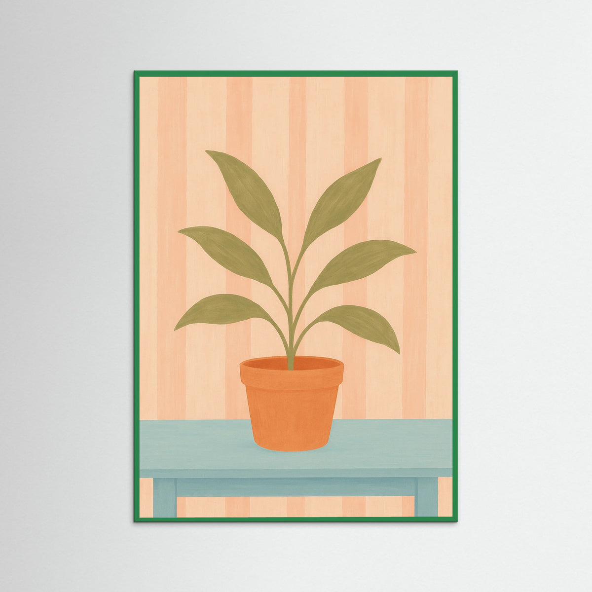 Green Wood Serene Moments