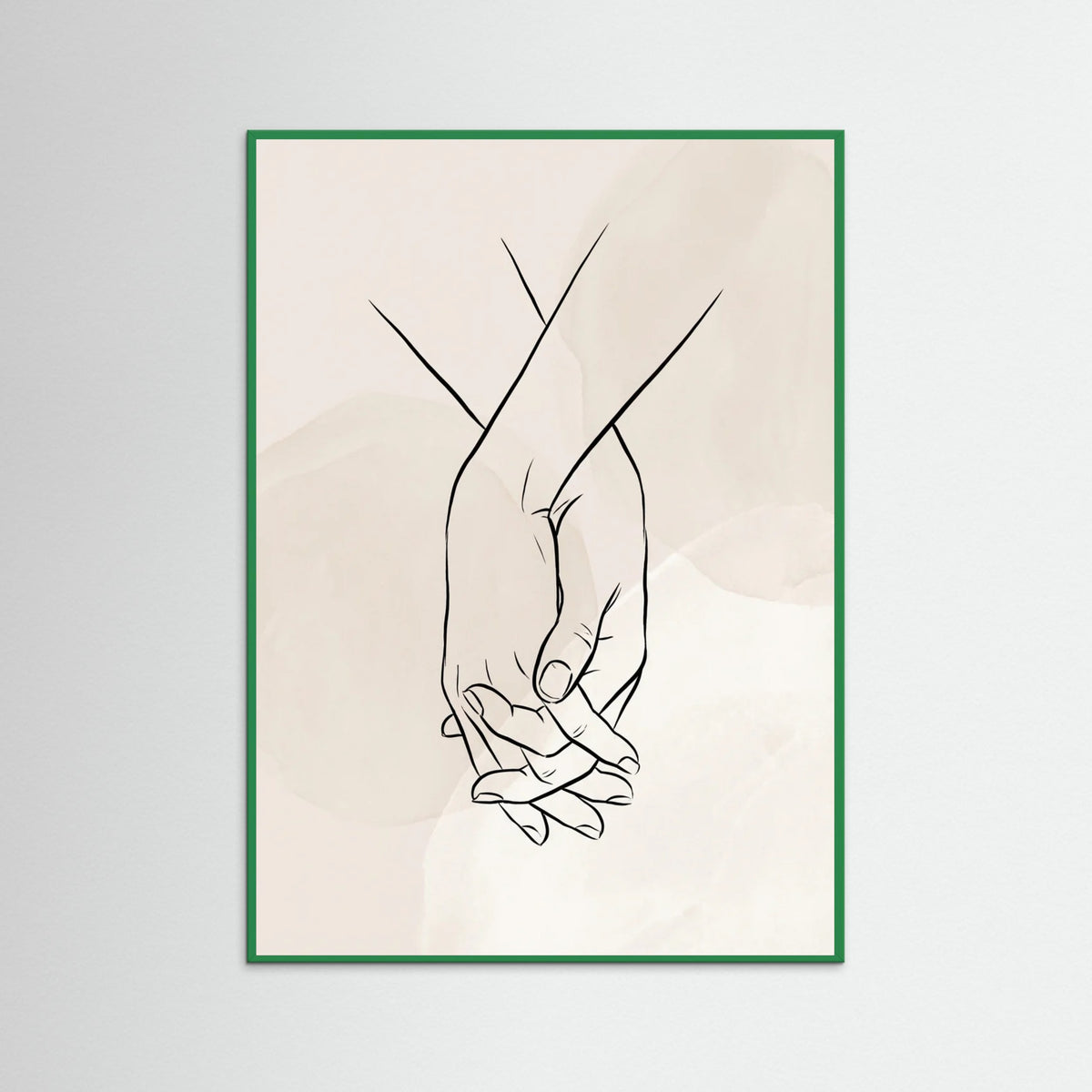 Green Wood Serene Silhouette