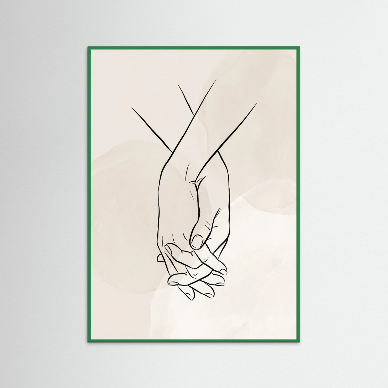 Green Wood Serene Silhouette