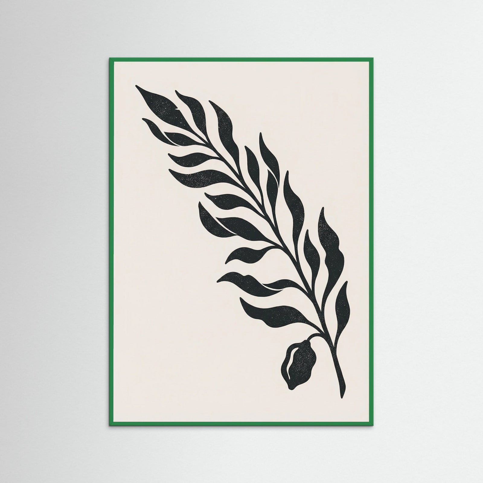 Green Wood Shadow Vase
