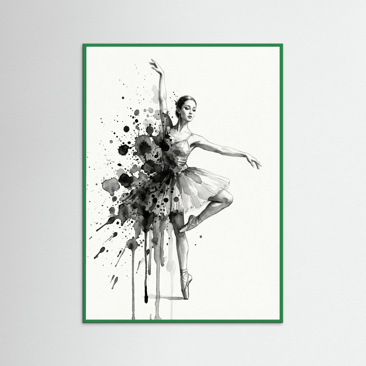 Green Wood Shadowed Profile