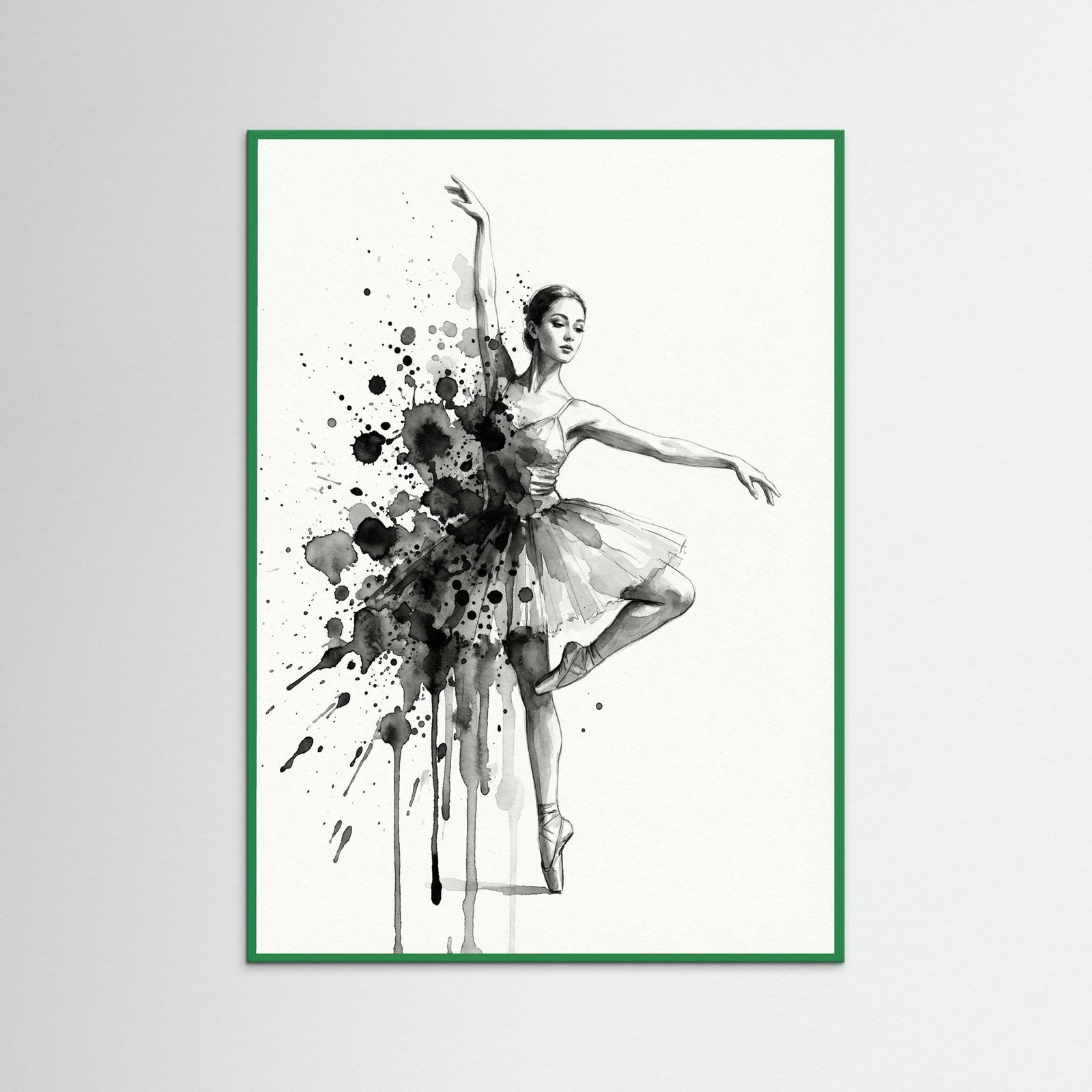 Green Wood Shadowed Profile