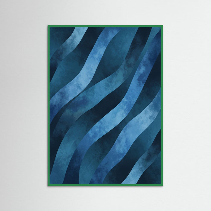 Green Wood Shadowed Stripes