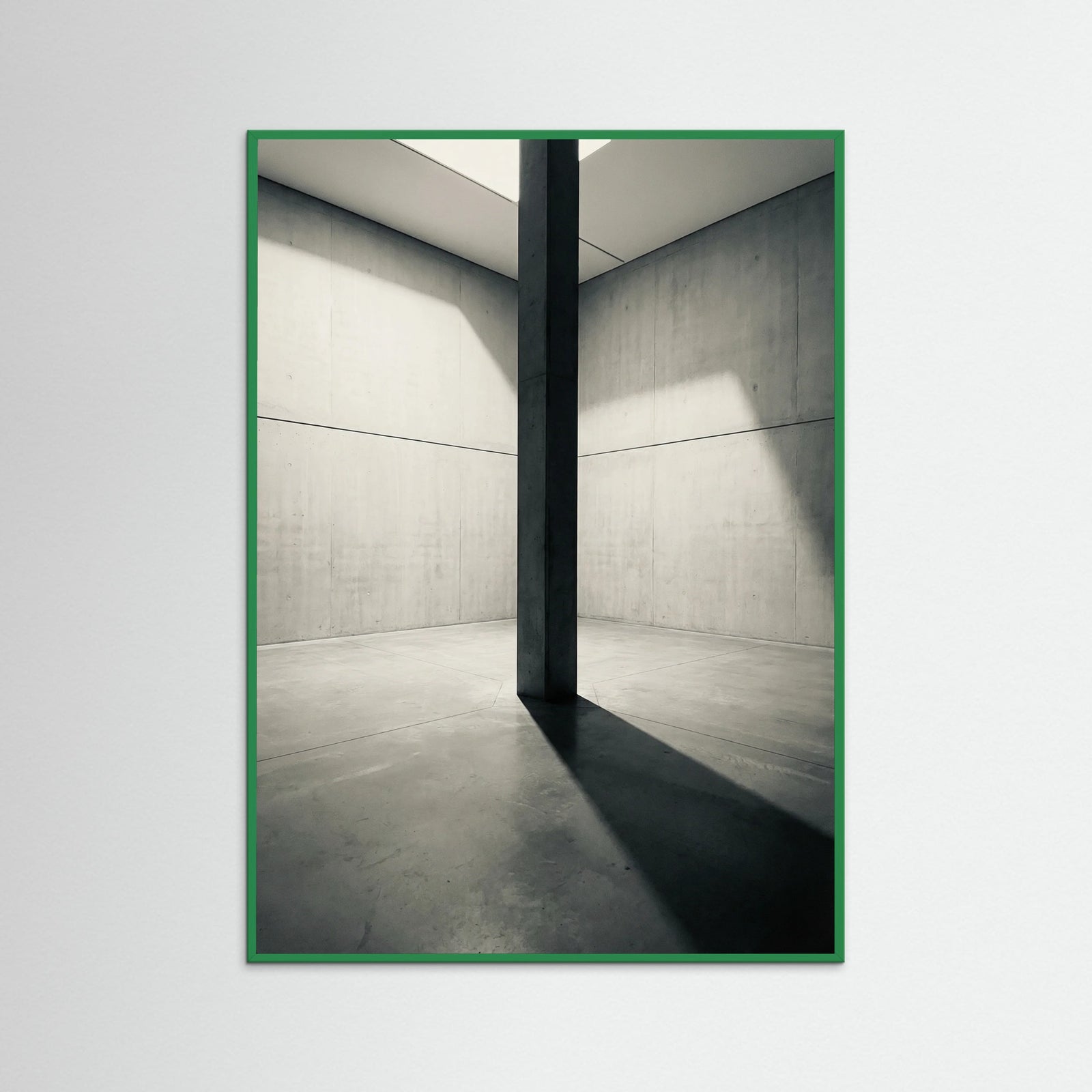 Green Wood Shadowed Threshold