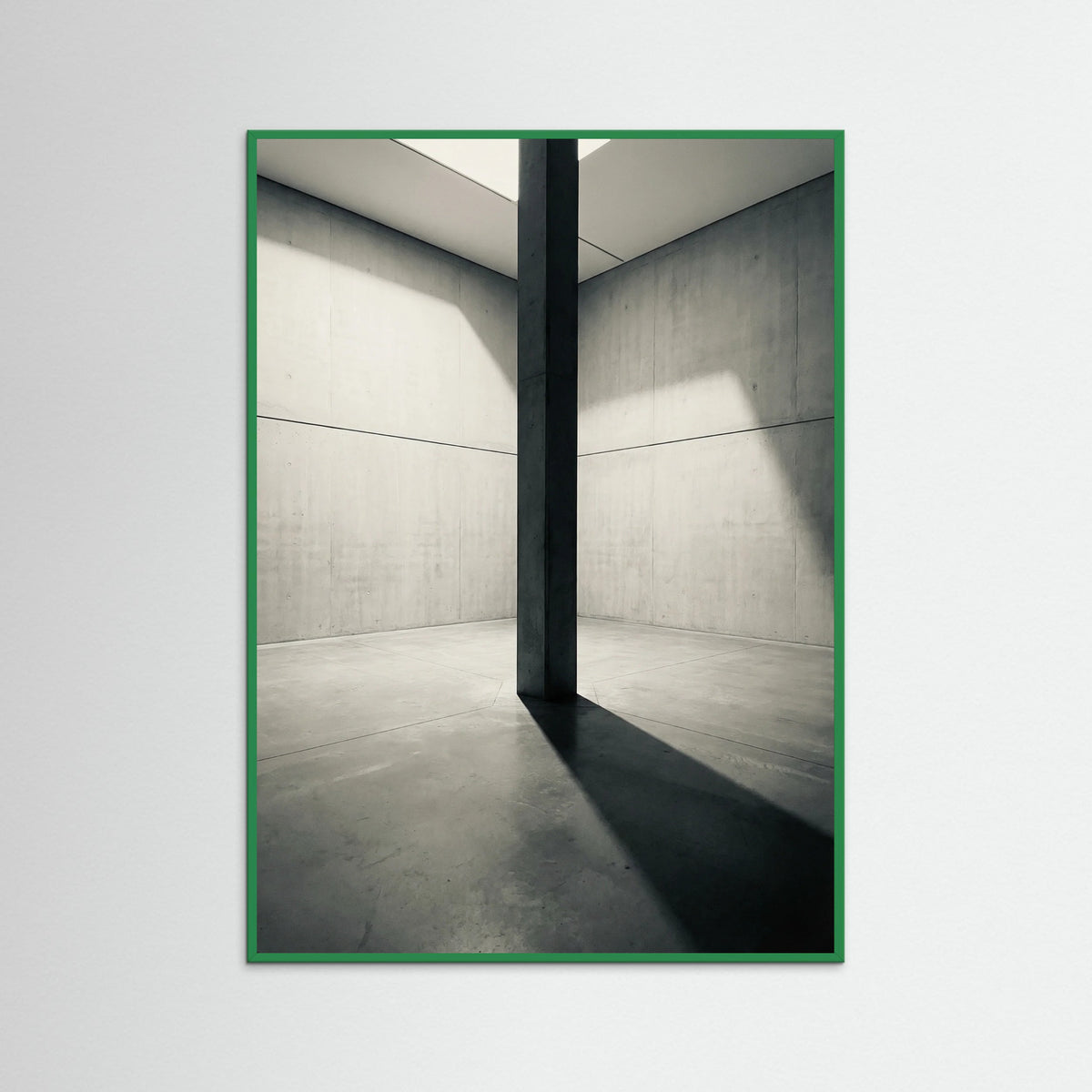 Green Wood Shadowed Threshold